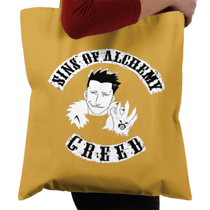 Full Metal Alchemist x Sons Of Anarchy - Sins Of Greed Tote Bag