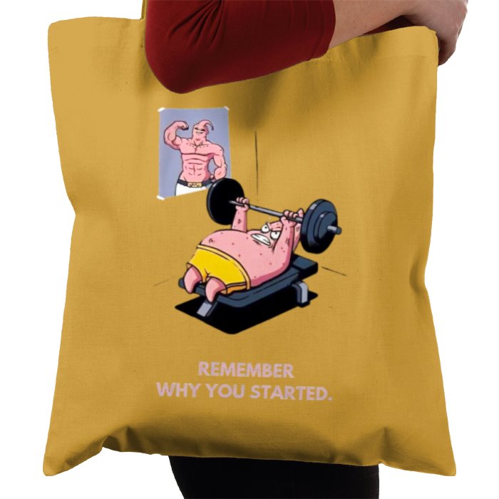 Dragonball Z x SpongeBob Square Pants - Why We Started Tote Bag