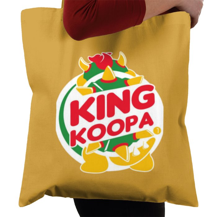 Super Mario Bro's & Burger King - King Koopa Tote Bag