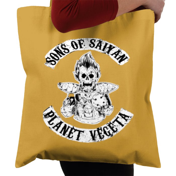 Dragonball Z x Sons Of Anarchy - Sons Of Saiyan's Tote Bag