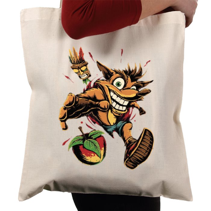 Crash Bandicoot Theme Tote Bag