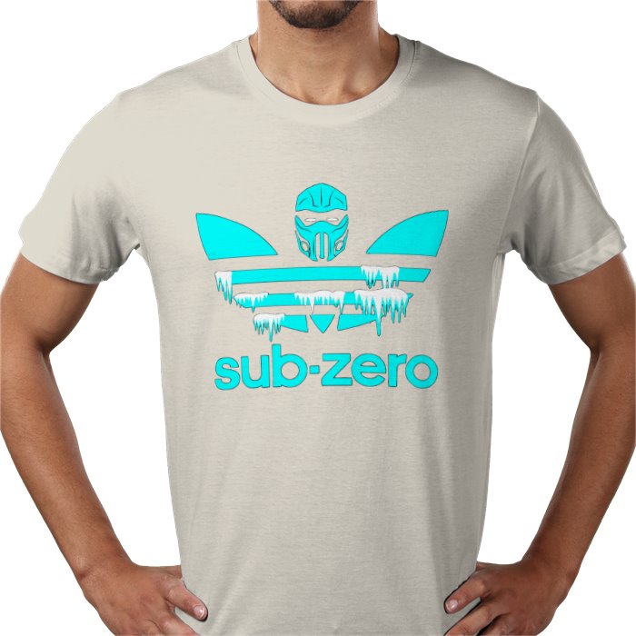 Mortal Kombat x Adidas — Sub-Zero Theme T-Shirt