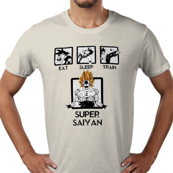Dragonball Z - Eat Sleep Train T-shirt