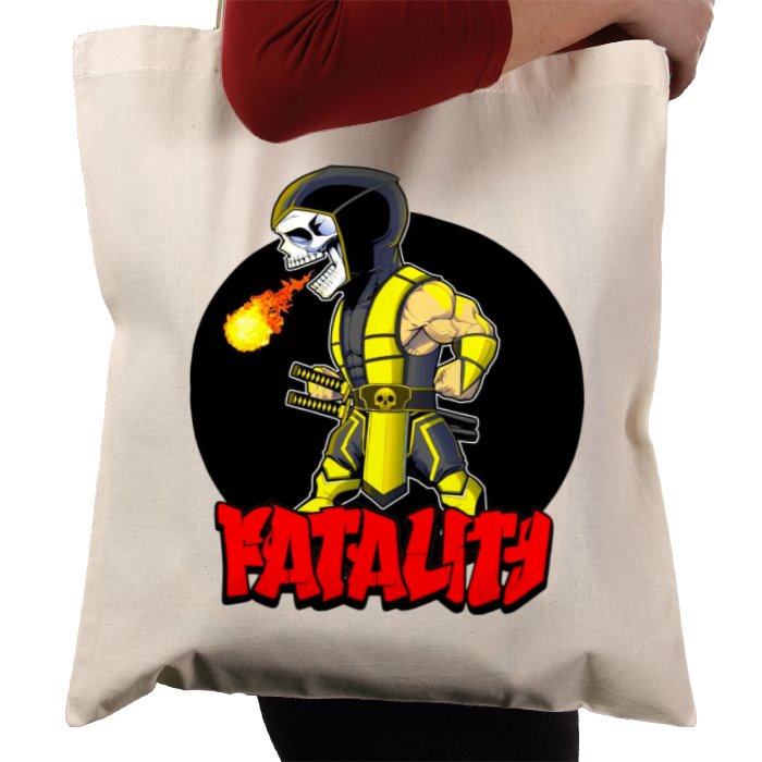 Mortal Kombat - Scorpion Fatality Tote Bag