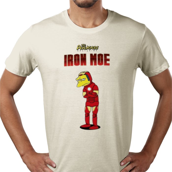 The Simpsons & Iron Man - Iron Moe T-shirt