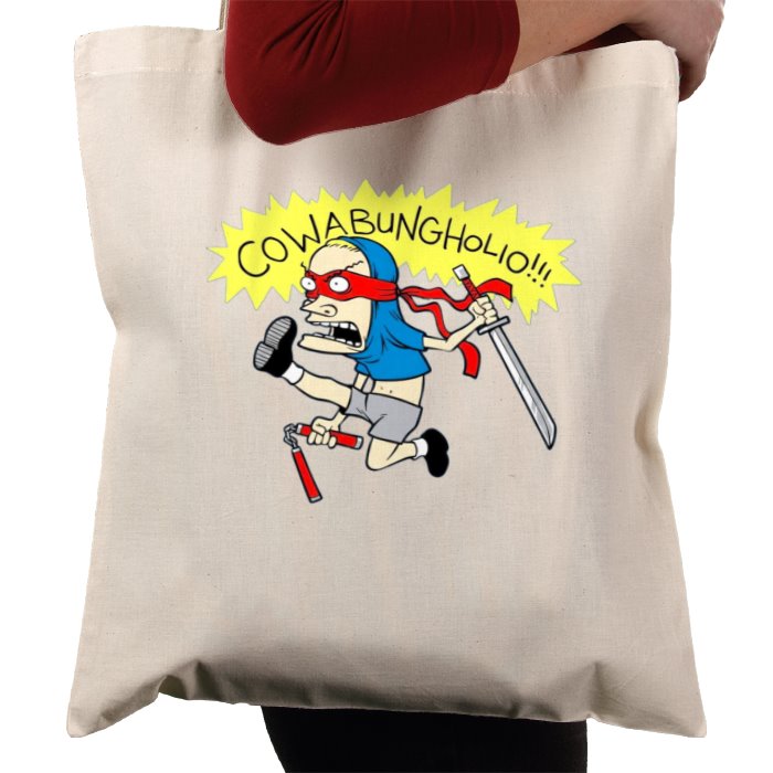 Beavis & Butt Head x Teenage Mutant Ninja Turtles - CowaBungHolio Tote Bag