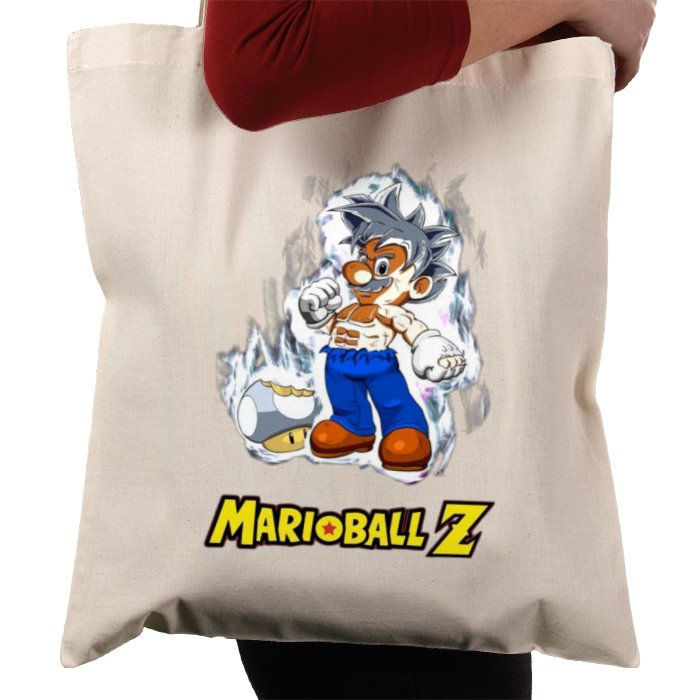 Super Mario Bro's x Dragonball Z - Ultra Instinct Mario Tote Bag