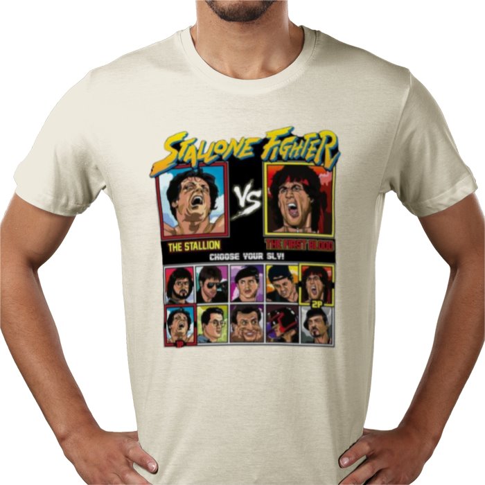 Sylvester Stallone & Street Fighter - Stallone Fighter T-shirt