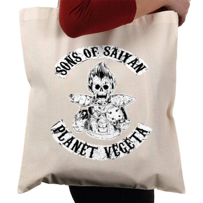 Dragonball Z x Sons Of Anarchy - Sons Of Saiyan's Tote Bag