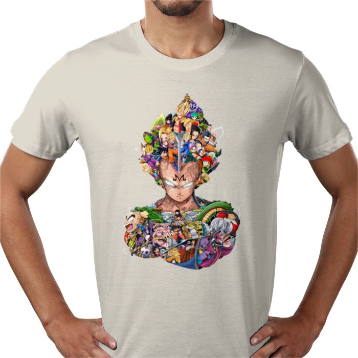 Dragon Ball Z - Vegeta Collage T-Shirt