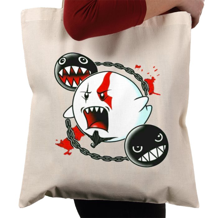 Super Mario Bro's x God Of War - God Of Ghosts Tote Bag
