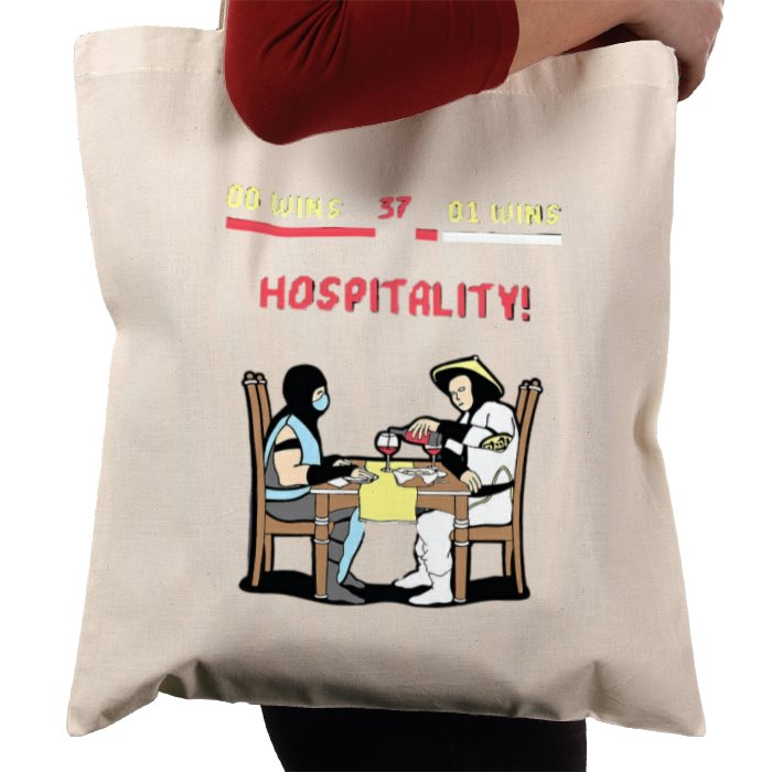 Mortal Kombat - Hospitality Wins Tote Bag