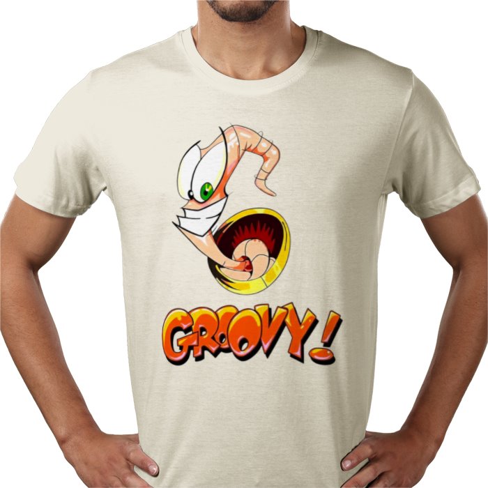 Earthworm Jim - Groovy T-shirt