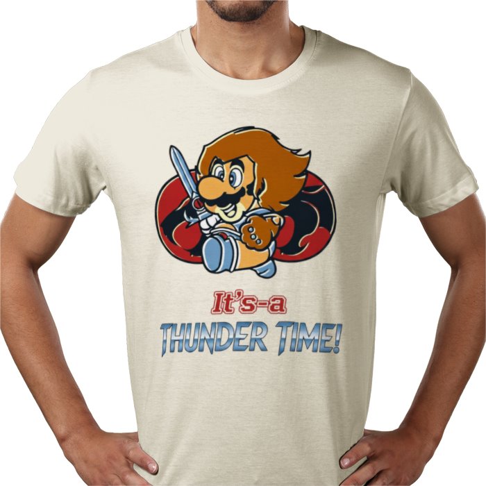Super Mario x Thundercats - It's-a Thunder Time! T-shirt