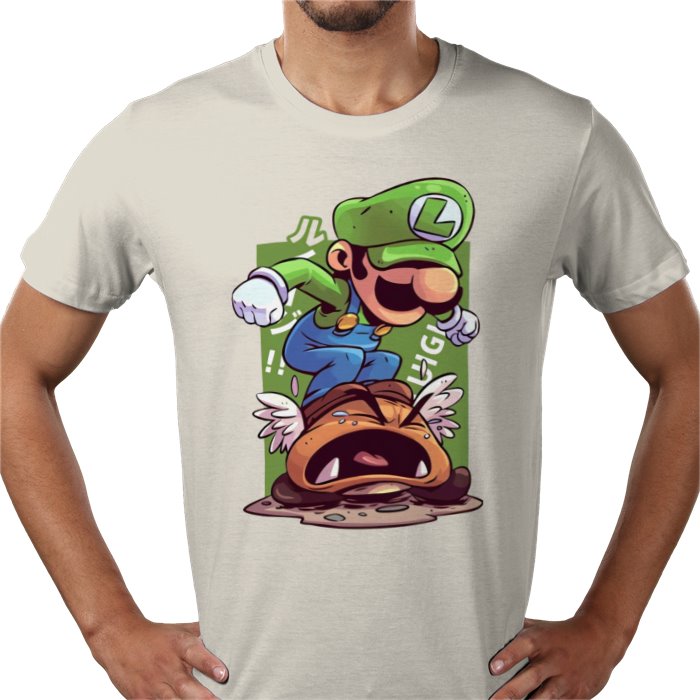 Super Mario Bros — Luigi Crushing Turts T-Shirt
