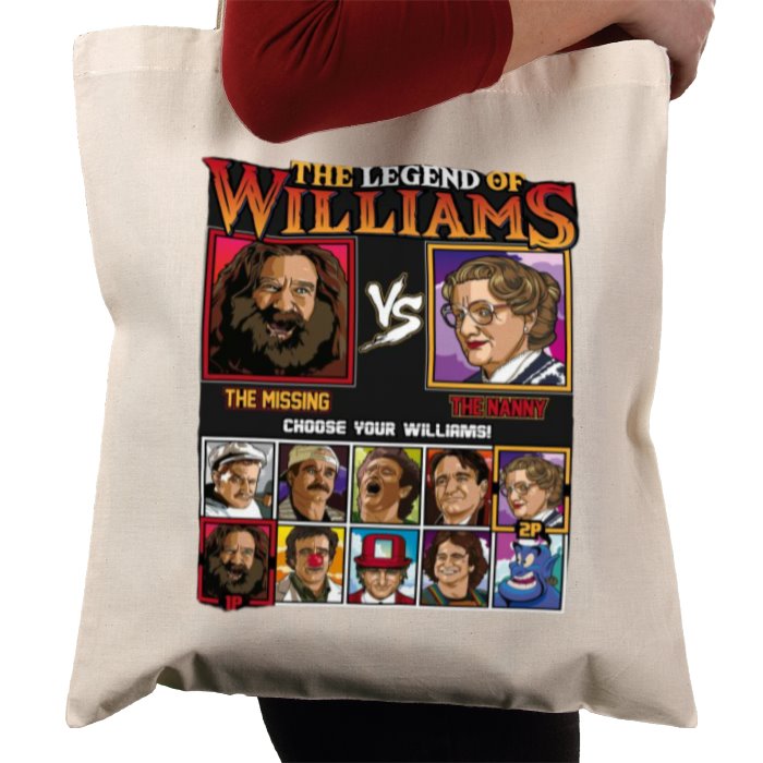 Robin Williams & The Legend Of Zelda -The Legend Of Williams Tote Bag