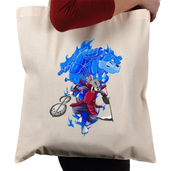 Tom & Jerry x Naruto - Tom/Madera Tote Bag