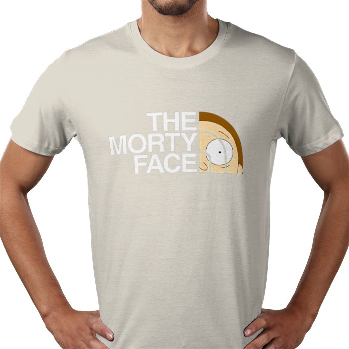 Rick & Morty x The North Face Parody - The Morty Face T-Shirt