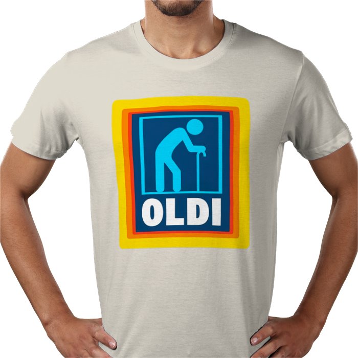 ALDI Parody OLDI T-shirt