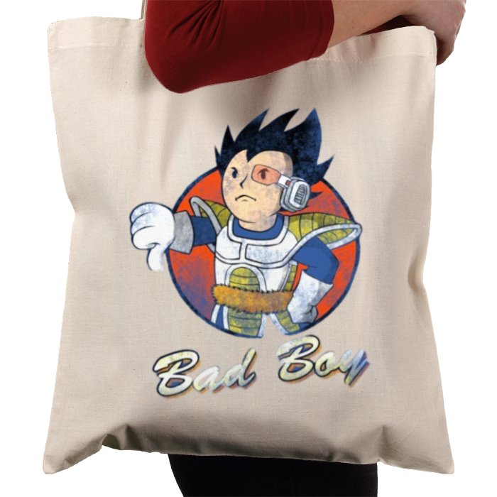 Dragonball Z x Fallout - Vegeta Bad Boy Tote Bag