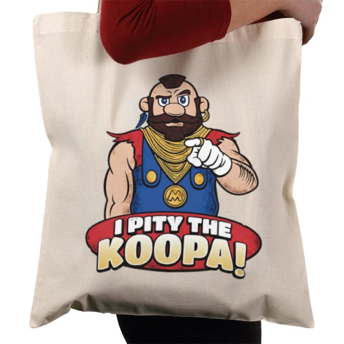 Super Mario Bro's x The A Team - I Pity The Koopa Tote Bag