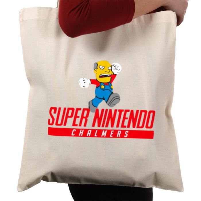 Super Nintendo & Super Mario Bro's & The Simpsons - Super Nintendo Chalmers Tote Bag