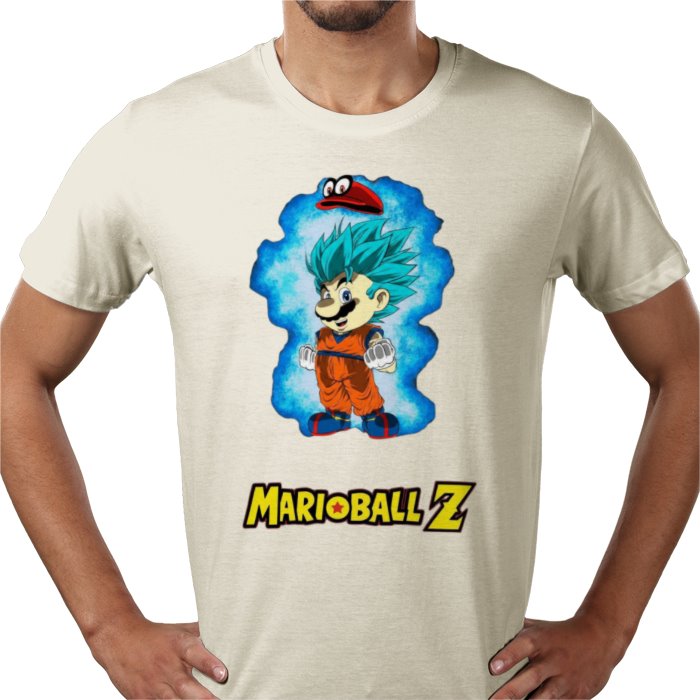 Super Mario x Dragonball Z - Super Saiyan Mario T-shirt