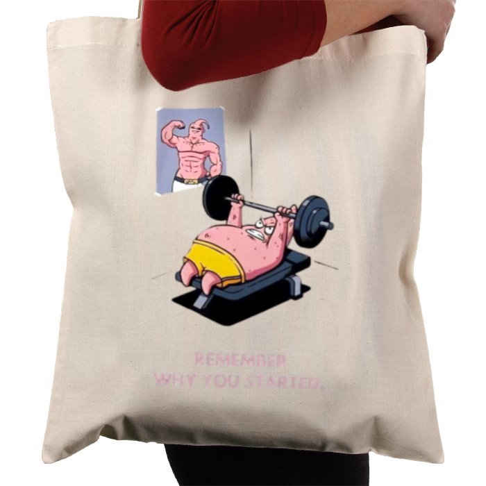 Dragonball Z x SpongeBob Square Pants - Why We Started Tote Bag
