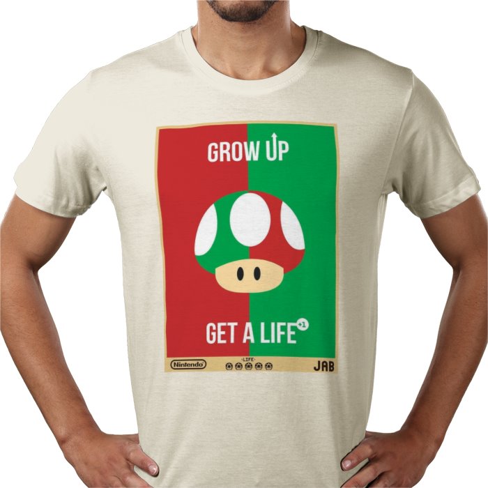 Super Mario Bro's - Get A Life T-shirt