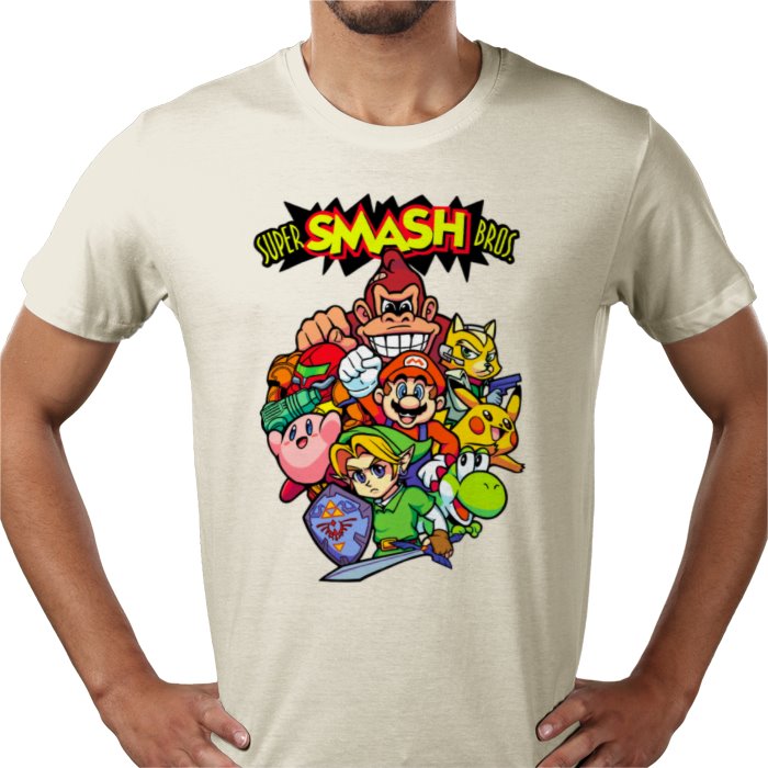 Super Smash Bros - Collage T-shirt