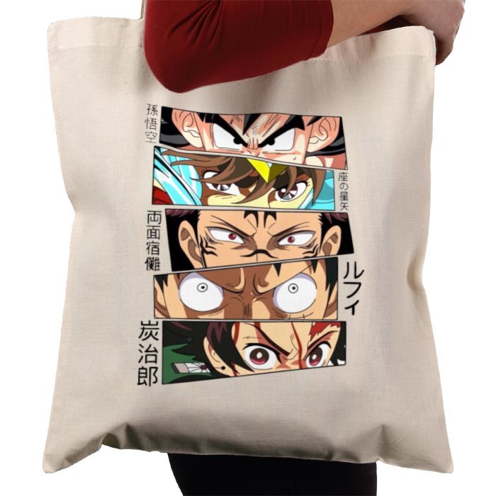Anime Eyes Tote Bag