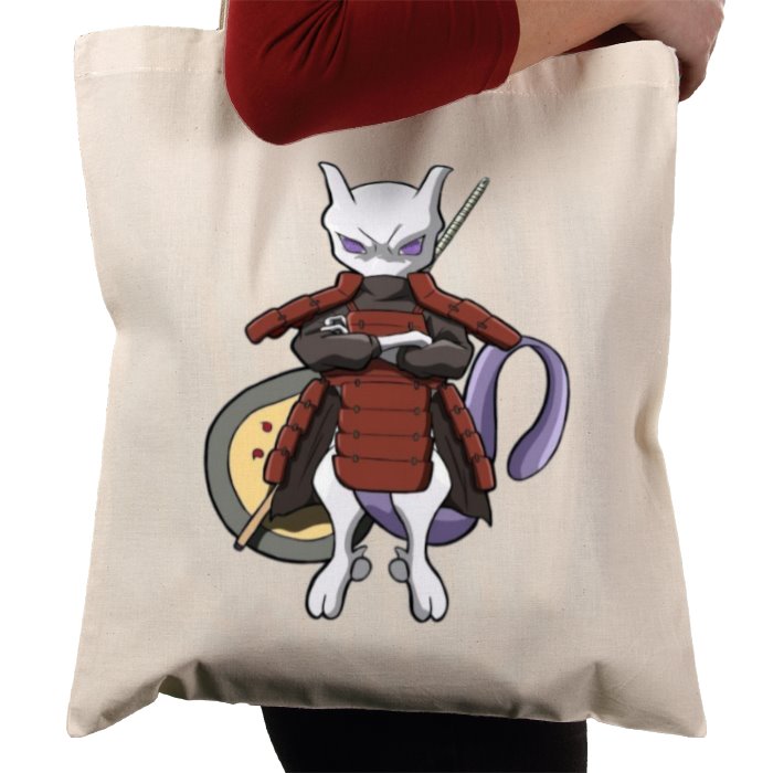 Pokémon & Naruto - Mewto/Madara Tote Bag