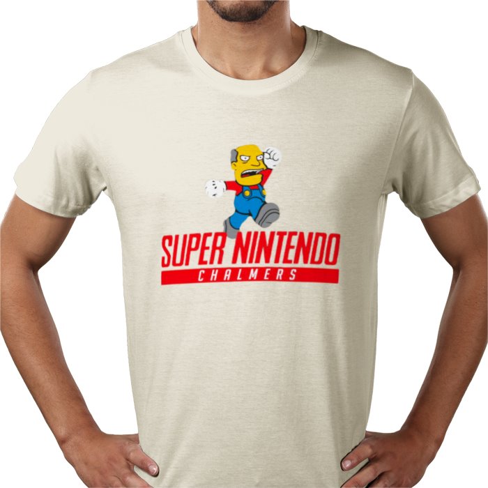 Super Nintendo & Super Mario Bro's & The Simpsons - Super Nintendo Chalmers T-shirt