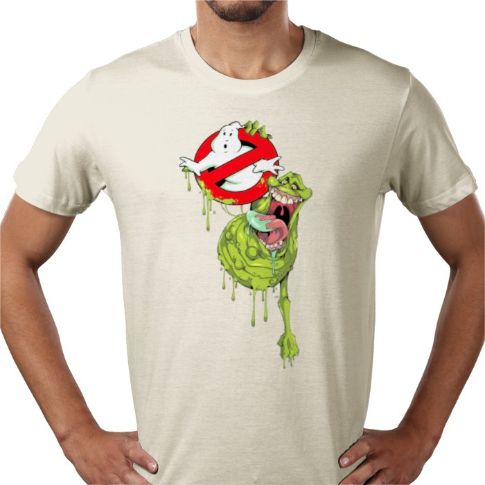 Ghostbusters - Slimer & Logo T-shirt