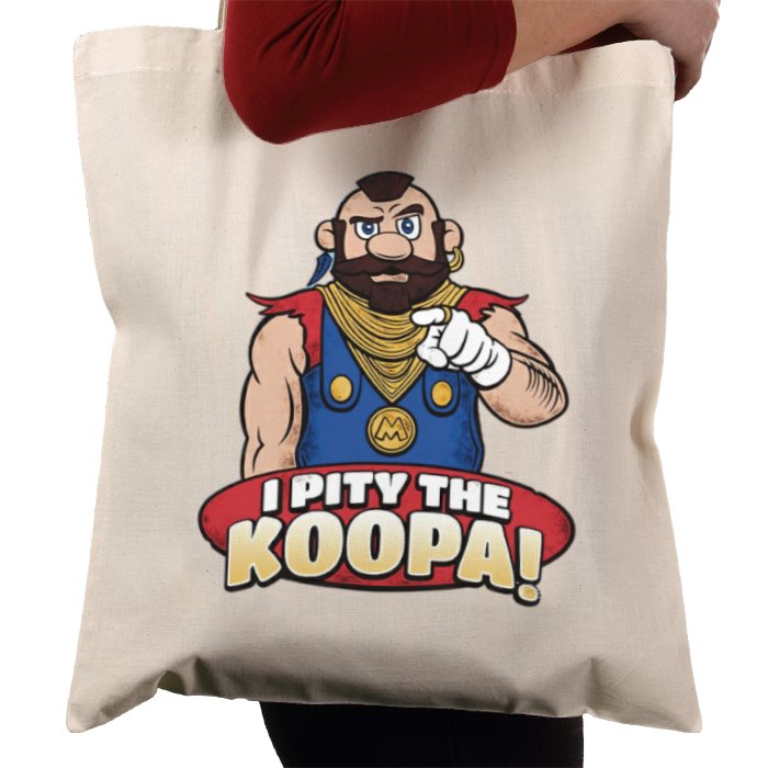 The A Team & Super Mario Bro's - I Pity The Koopa Tote Bag