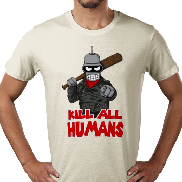 Futurama x The Walking Dead - Kill All Humans T-shirt