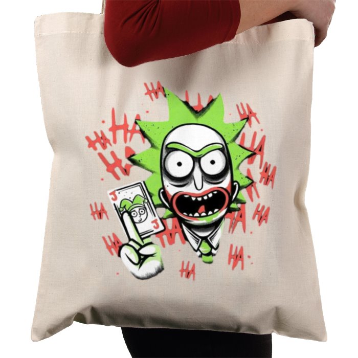 Rick & Morty & Batman - Joker Rick Tote Bag