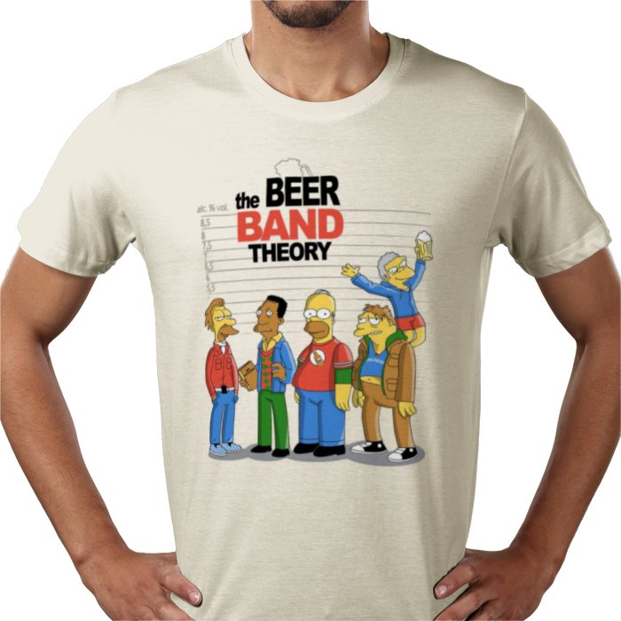 The Simpsons & Big Bang Theory - Beer Band Theory T-shirt