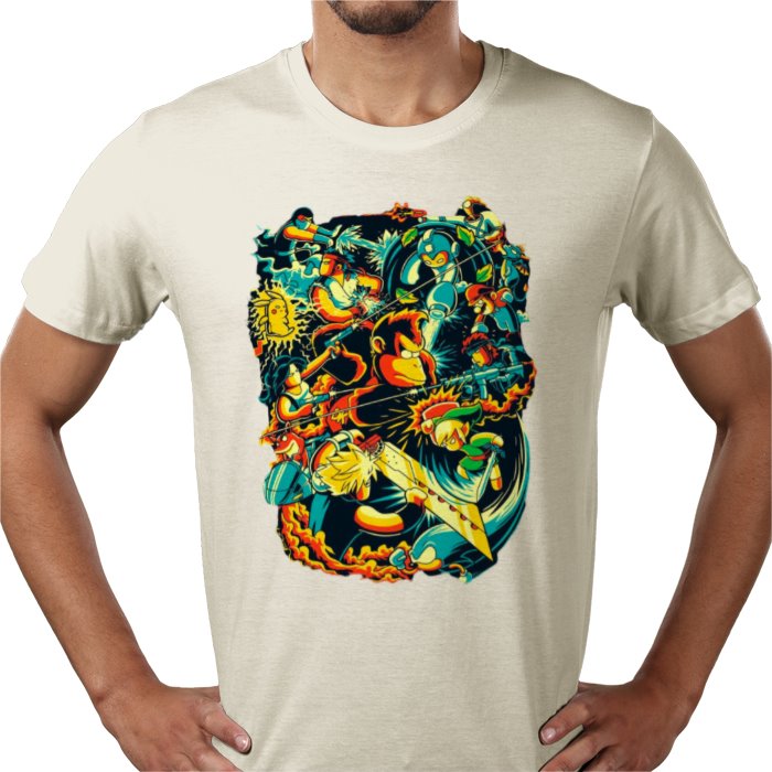 Retro Gamer Collage T-Shirt