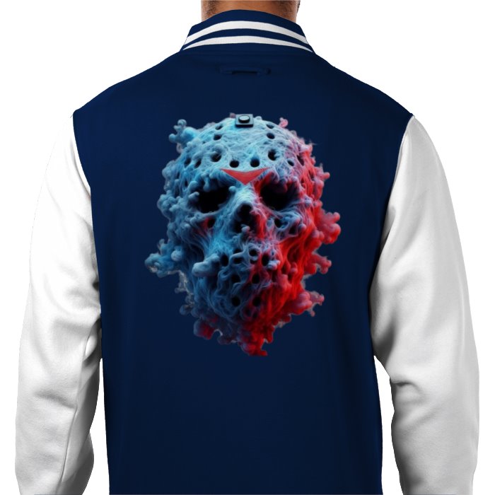 Friday 13th - Smoke Mask Varsity Jacket