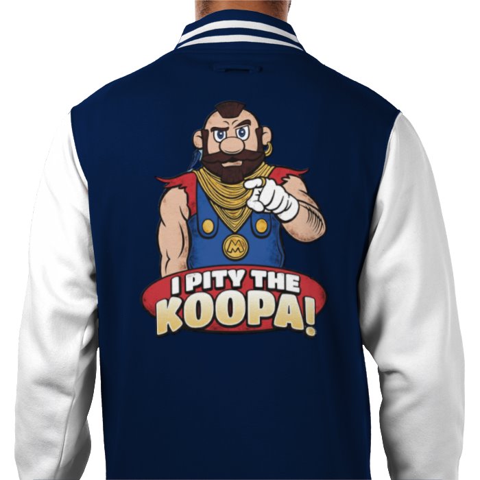 Super Mario x The A Team - I Pity The Kuppa Varsity Jacket