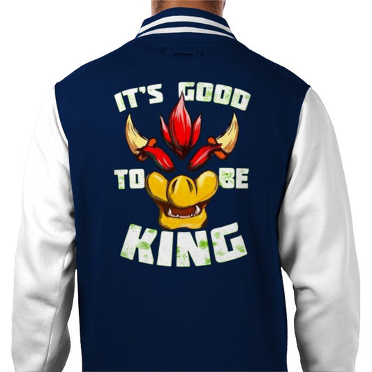 Super Mario Bro's - Its Good To Be King Theme Varsity Jacket