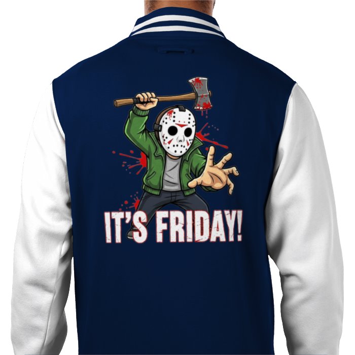 Friday 13th - Its Friday Varsity Jacket