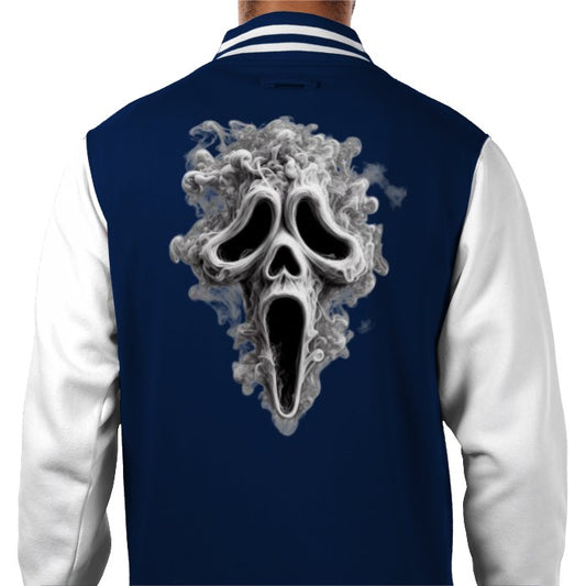 Scream - Smoke Face Varsity Jacket
