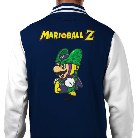 Super Mario x Dragonball Z - Cell Disguise Varsity Jacket