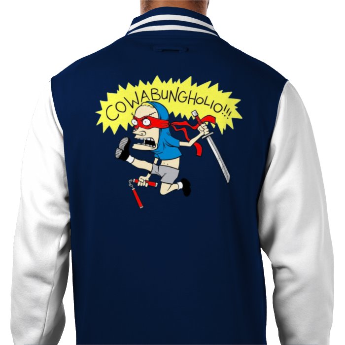 Beavis & Butt Head x Teenage Mutant Ninja Turtles - CowaBungHolio Varsity Jacket