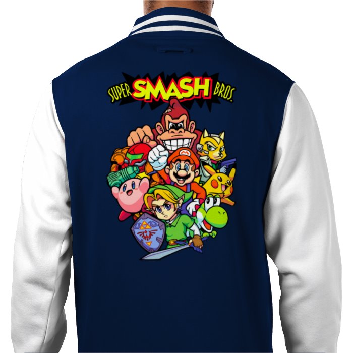 Super Smash Bro's - Theme Varsity Jacket