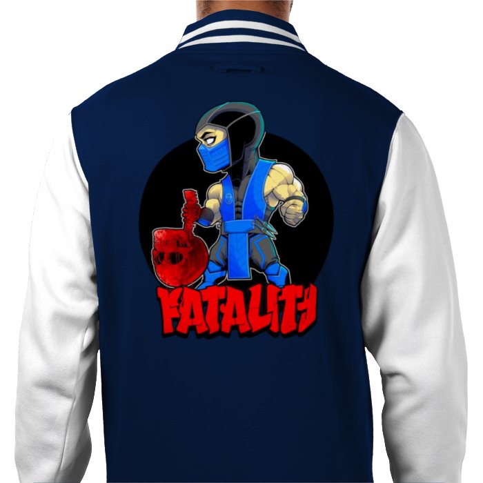 Mortal Kombat - Sub Zero Fatality Varsity Jacket