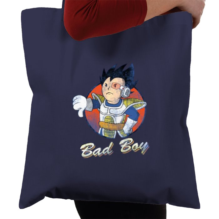 Dragonball Z x Fallout - Vegeta Bad Boy Tote Bag