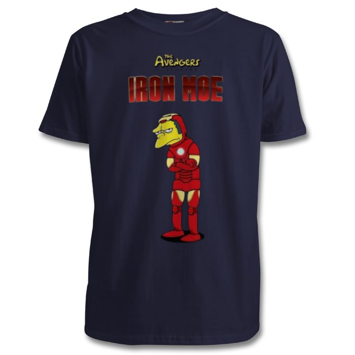 The Simpsons & Iron Man - Iron Moe T-shirt